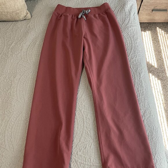 Figs Pants - FIGS High Waisted Livingston Basic Scrub Pants - Mauve